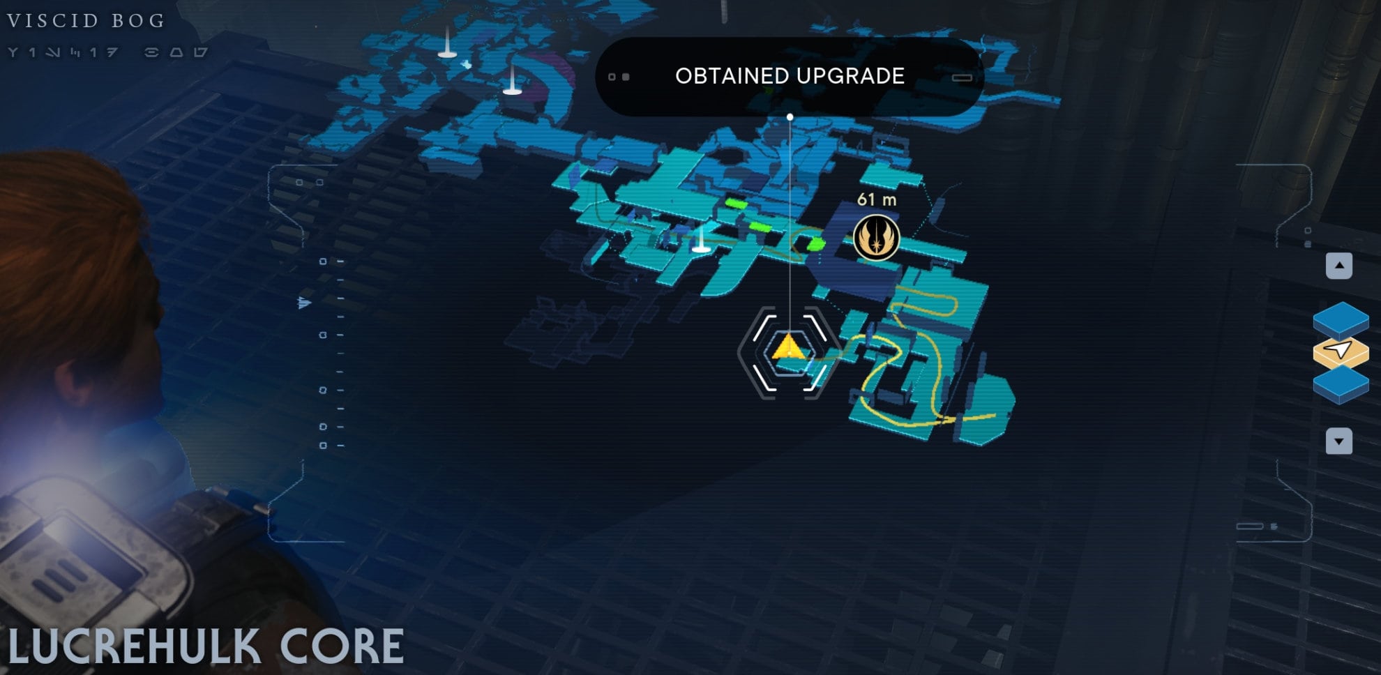 Koboh Skill Point Essence Locations - Lucrehulk Core map