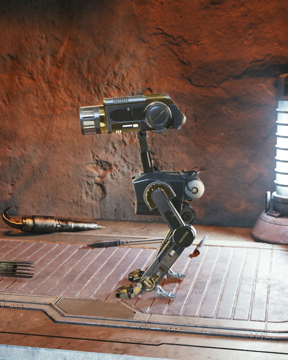 Jedi Survivor BD-1 Nocular Appearance Overview