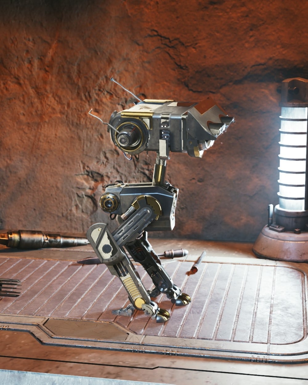 Scrapyard BD-1 Appearance Overview