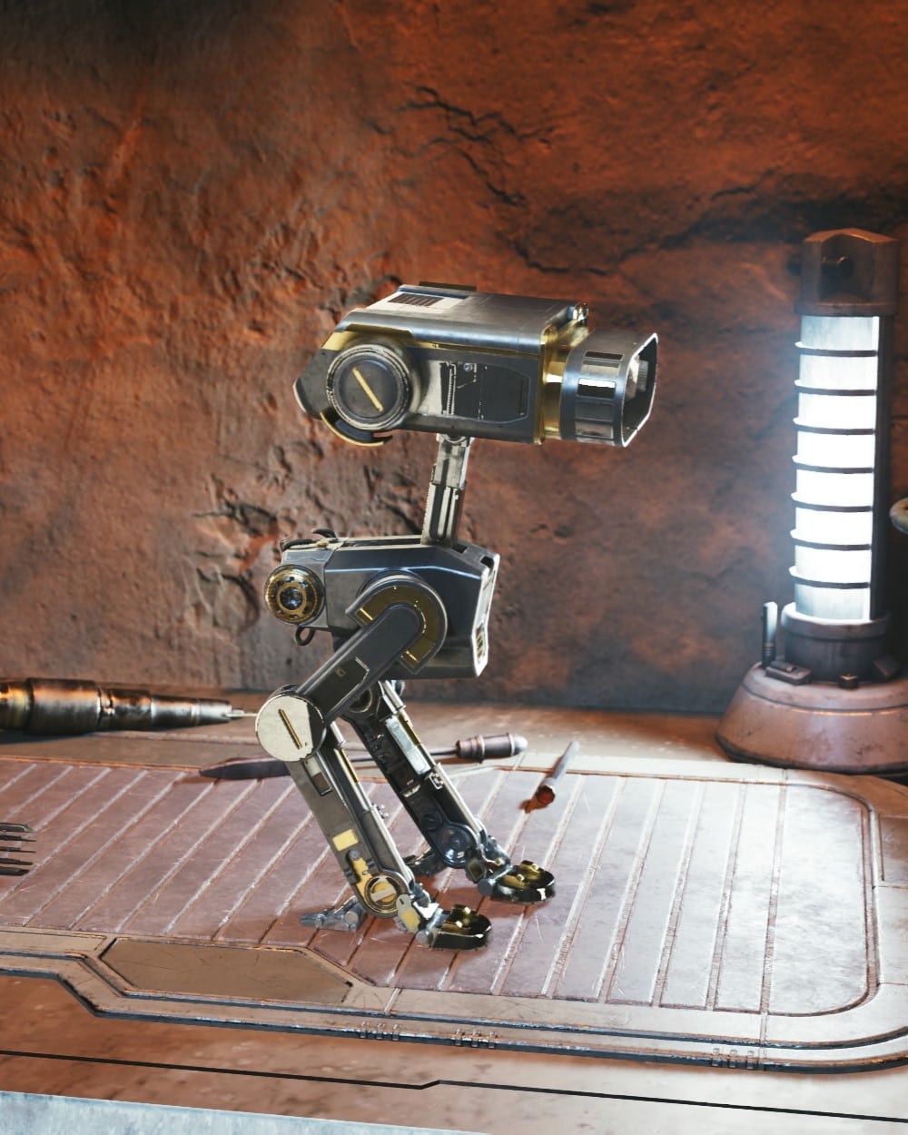 Jedi Survivor BD-1 Nocular Appearance Overview