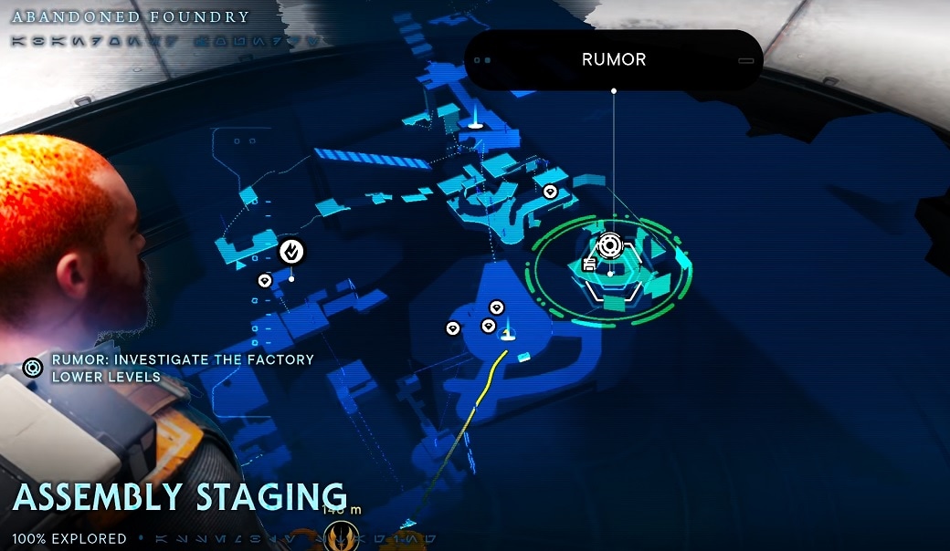get to the Factory Lower Levels in the Abandoned Foundry - Map