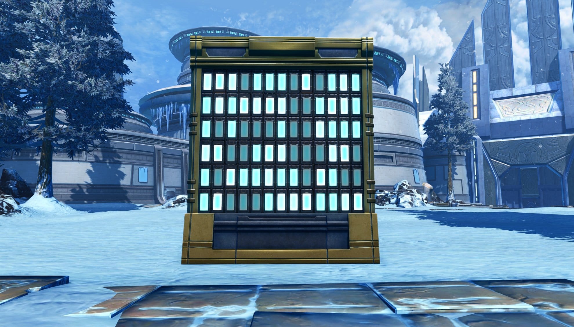 Restored Jedi Enclave Decoration Bundle - Archivist Databanks Side A (Medium, Large) x2, front