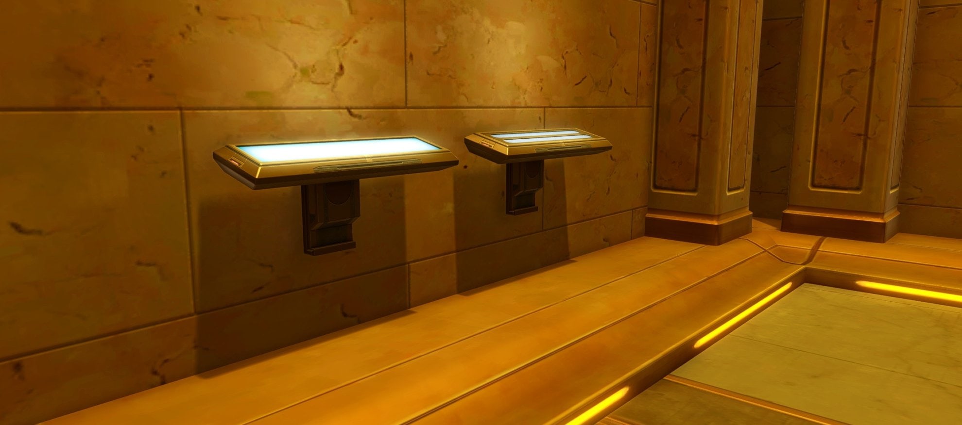 Restored Jedi Enclave Decoration Bundle - Archivist Wall Sconces Comparison