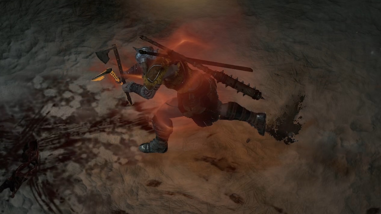 Barbarian Charge Skill - Diablo 4