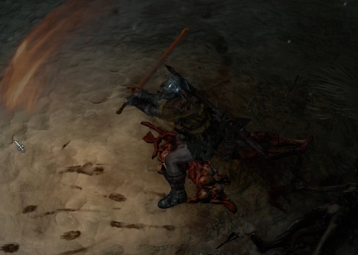 Barbarian Rend Skill - Diablo 4
