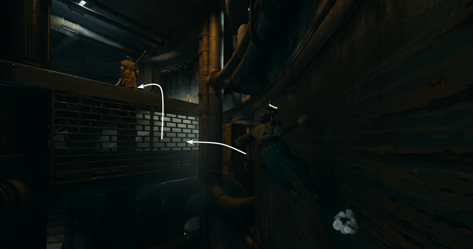Corroded Silo wall run and Bedlam Raider