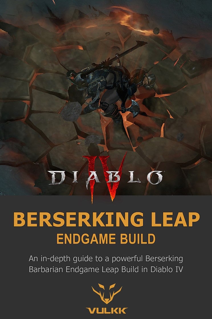 Diablo 4 Berserking Barbarian Leap Build Guide Leapquake Featured