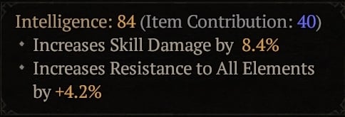 Diablo 4: How to Maximize Your Damage Guide - Attribute Bonus bucket