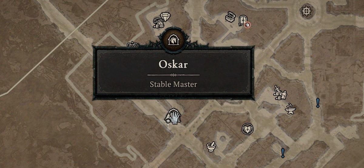 Stable Master Location Diablo 4