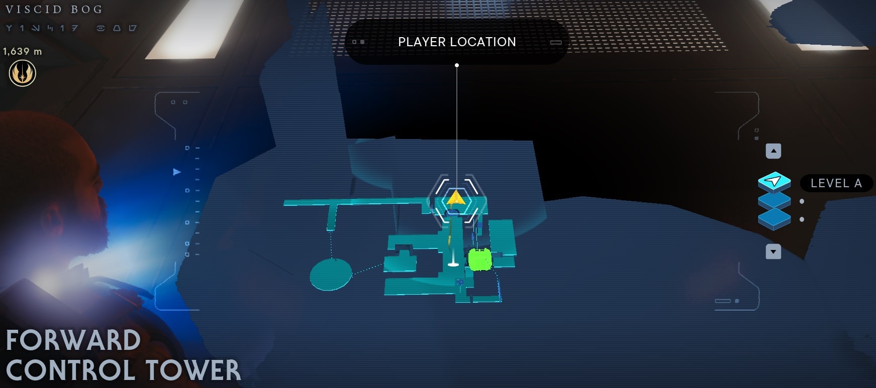 Bode Akuna Koboh Force Echo - Forward Control Tower on the Lucrehulk map