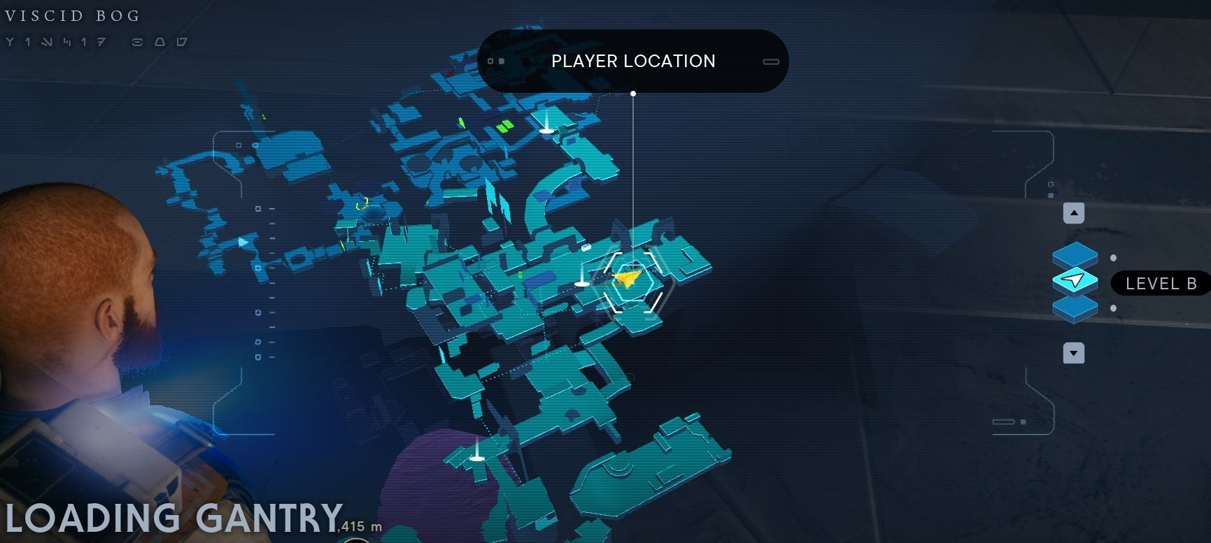 Bode Akuna Koboh Force Echo - Loading Gantry on the Lucrehulk map