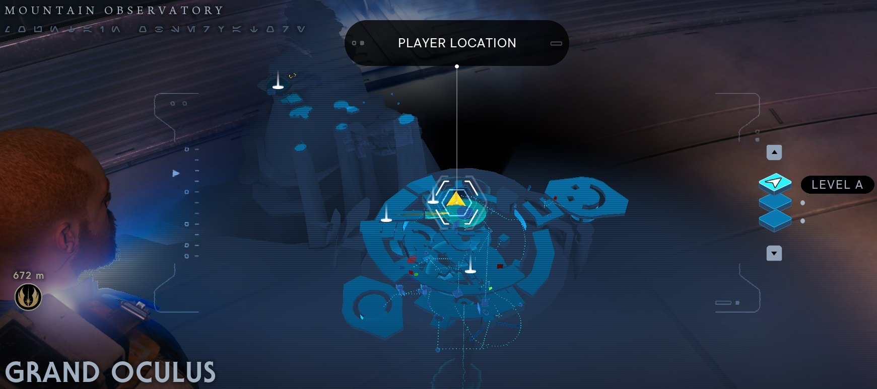 Bode Akuna Koboh Force Echo - Grand Oculus in the Observatory map