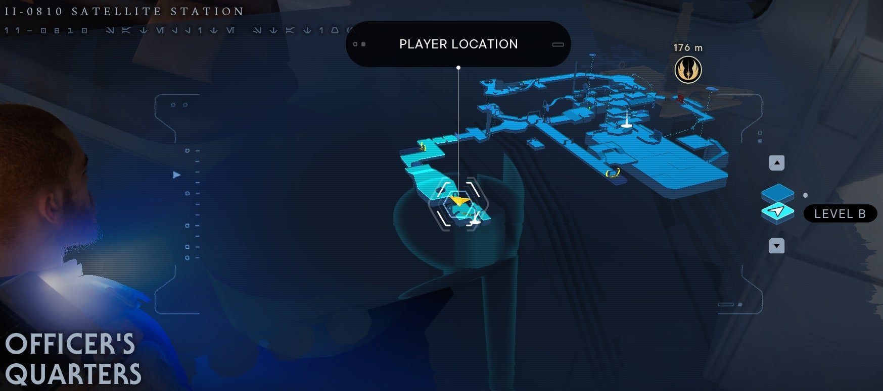 Bode Akuna Nova Garon Force Echo - Officer's Quarters map