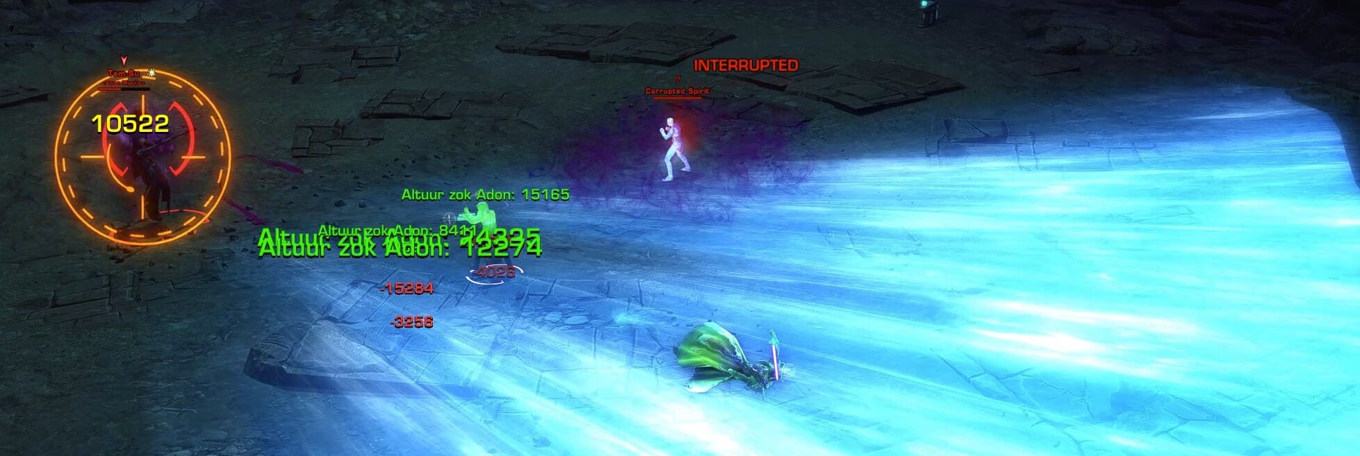 SWTOR Shrine of Silence Flashpoint Corrupted Voss Mystics, Rada-Ki and Tem-Su Mechanics - Force Push