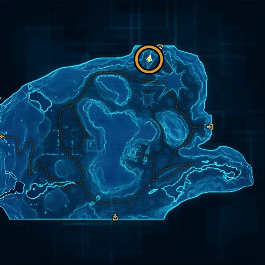 SWTOR Interpreter's Retreat - Gormak Work Camp Location in the Voss Wilds