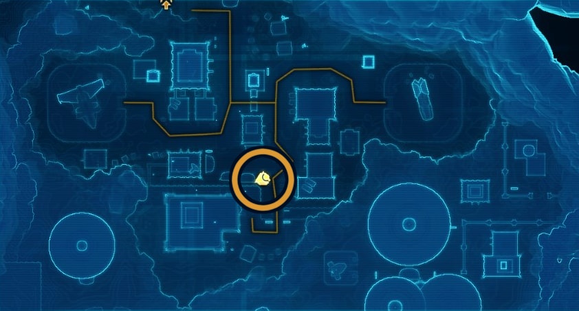 SWTOR Interpreter's Retreat - Help Wanted Board Location in Interpreter's Retreat Arrivals
