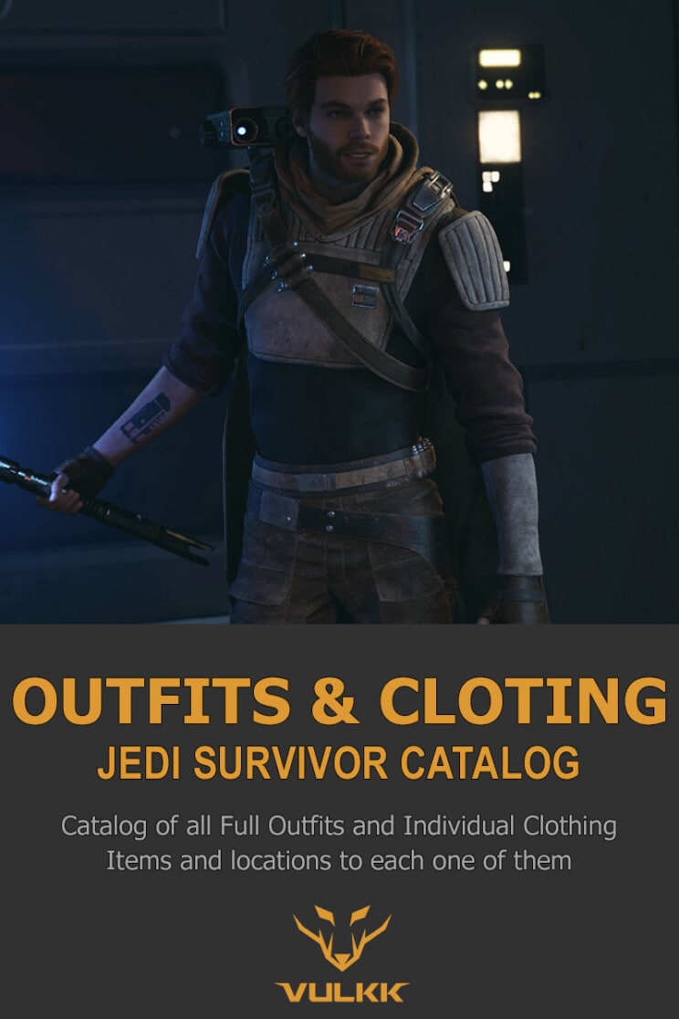 Jedi Survivor Outfits and Clothes Full Catalog and Locations