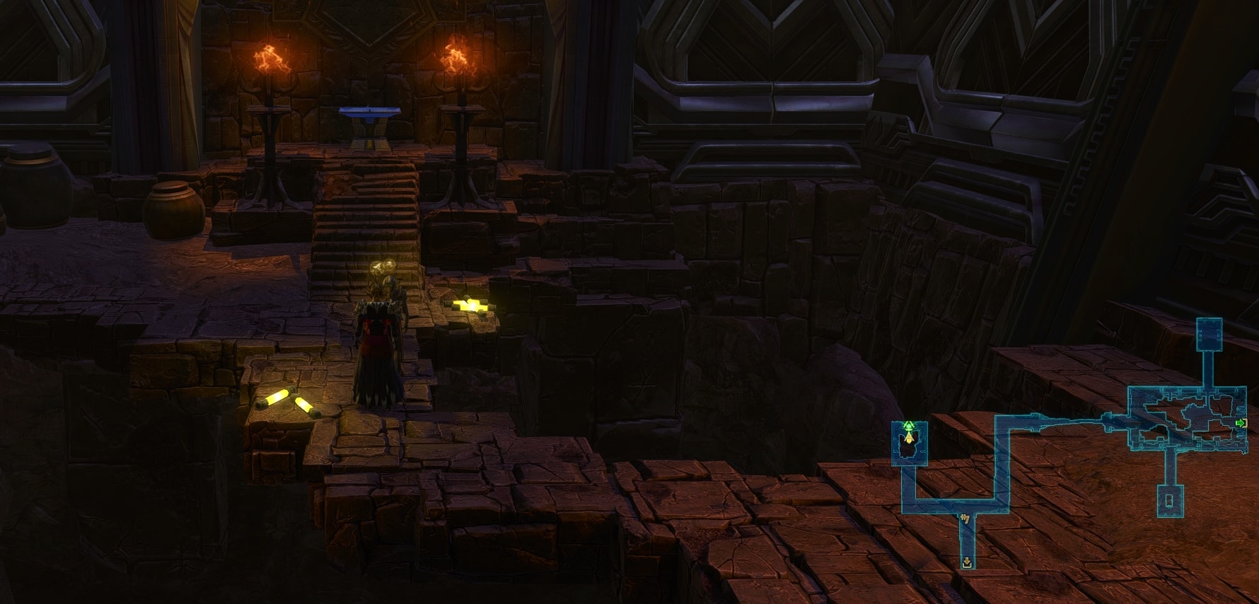 Place the Flame on the Pyre to make the Bridge