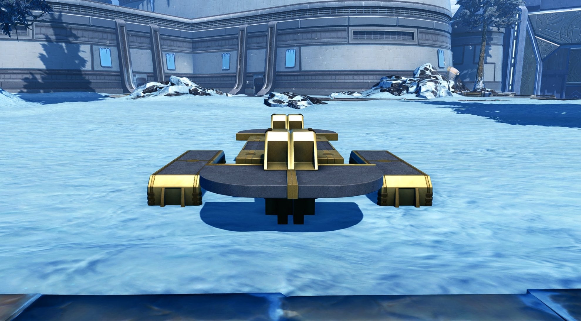 Restored Jedi Enclave Decoration Bundle - Restored Archives Table with Benches (Medium, Large)