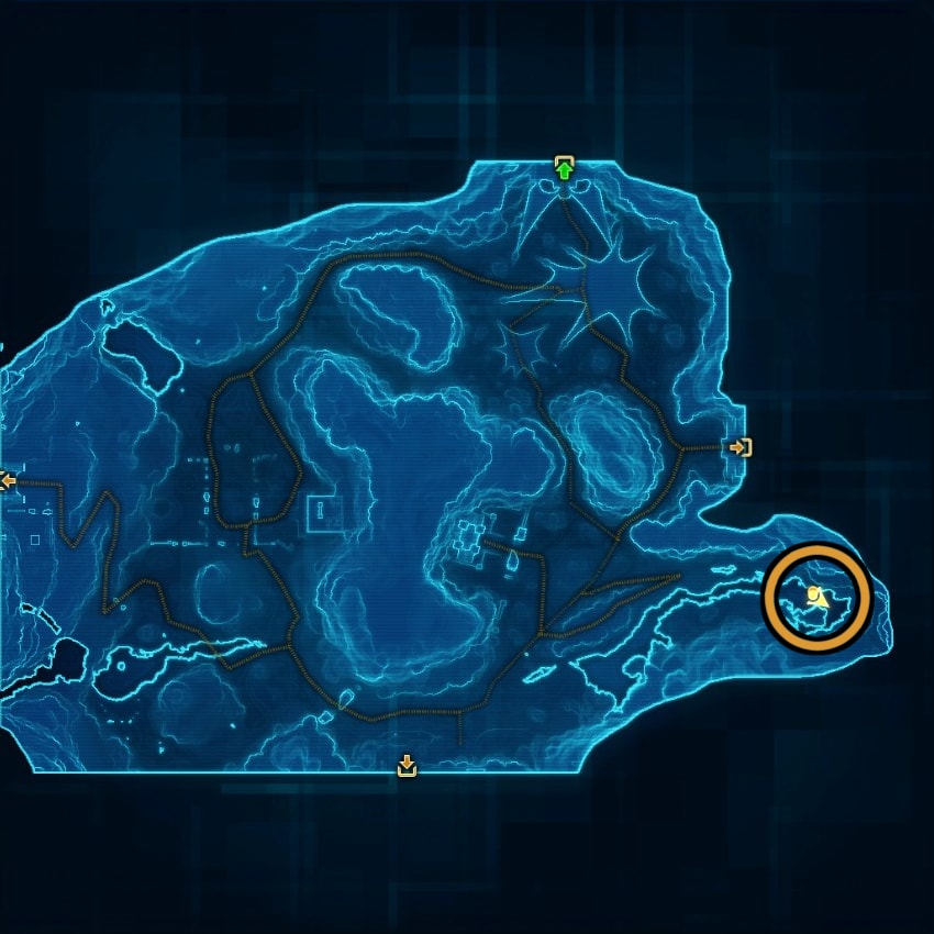 SWTOR Interpreter's Retreat - Champion Beasts - Big Grumch Crunch map location
