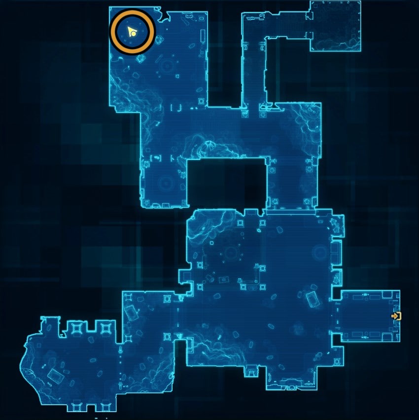 SWTOR Interpreter's Retreat - Contemplation Mastery achievement - Contemplation: Illumination map location