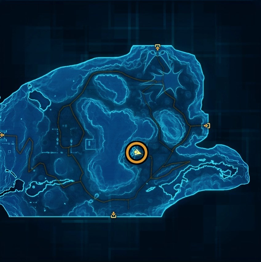SWTOR Interpreter's Retreat - Contemplation Mastery achievement - Contemplation: Silence map location