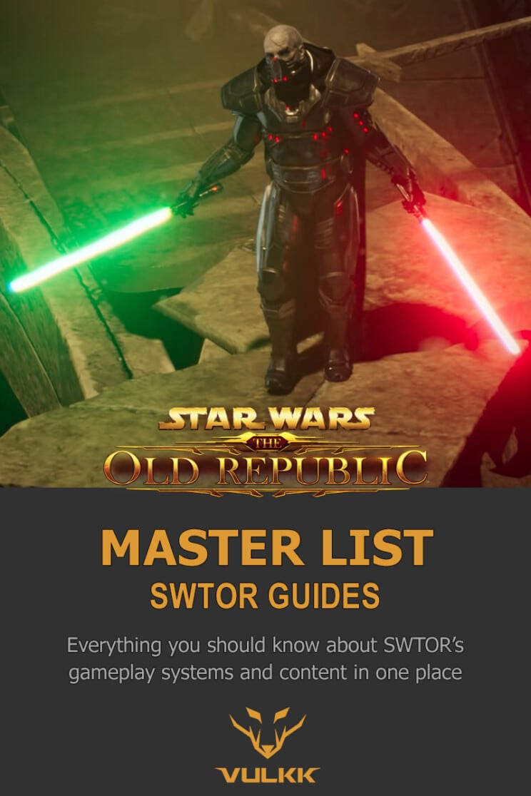 SWTOR Guides Master List