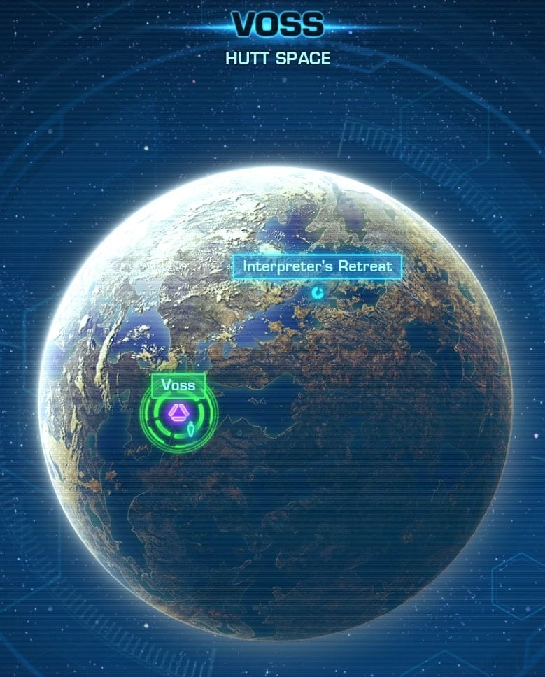Interpreter's Retreat landing area on Voss in SWTOR 7.3