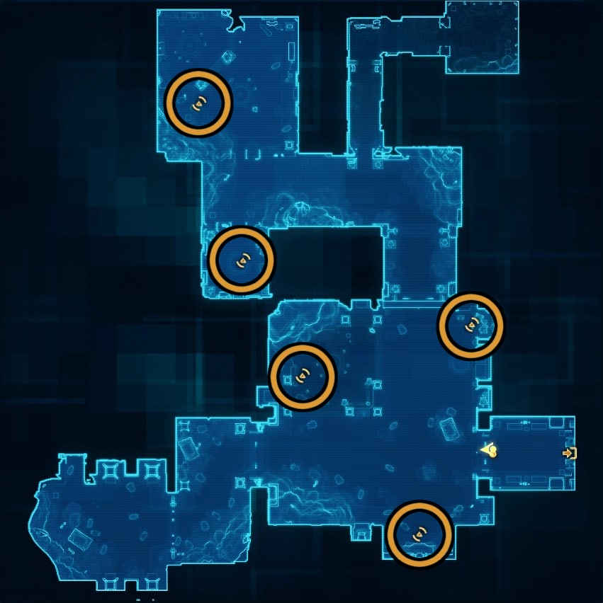 SWTOR Interpreter's Retreat - [DAILY] Ongoing Threats mission location