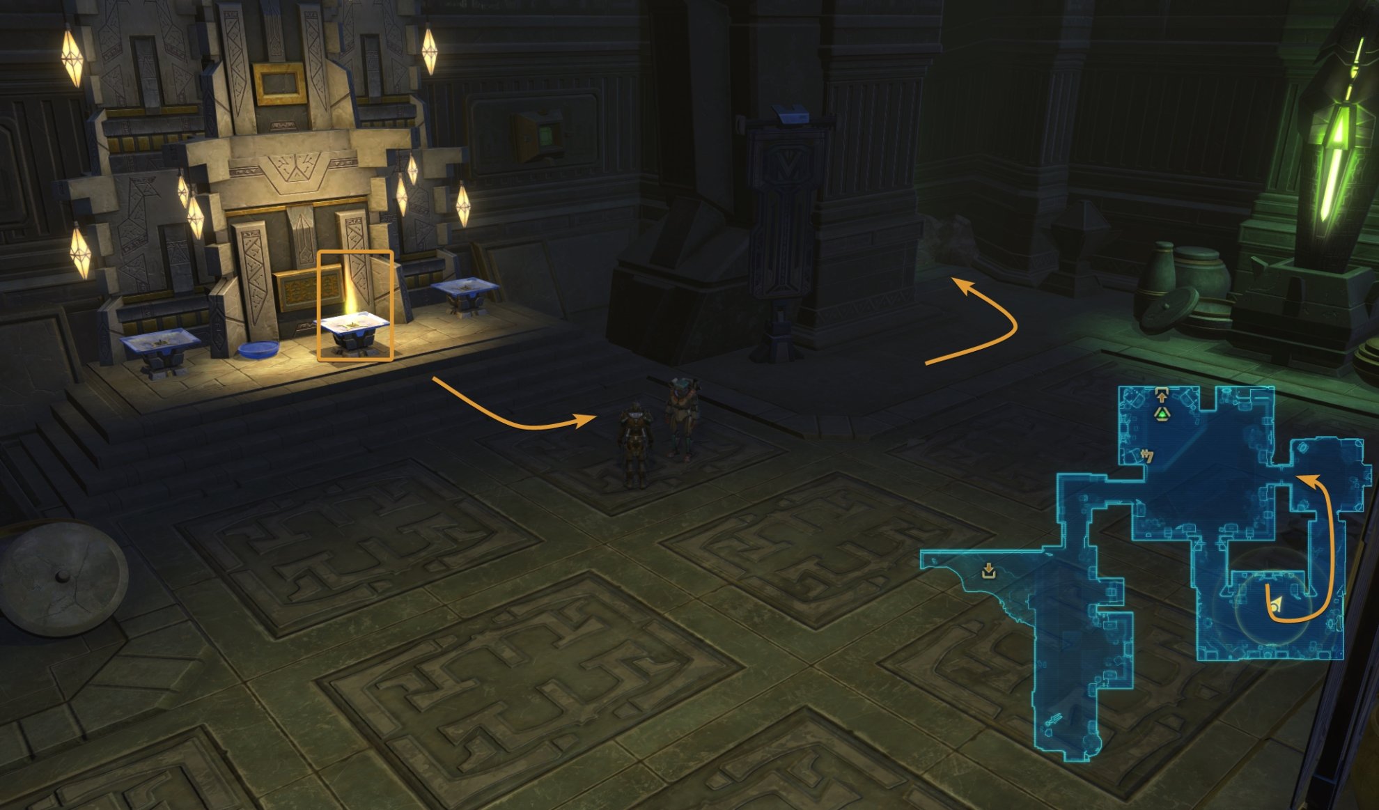 SWTOR Shrine of Light Puzzle - Step 2