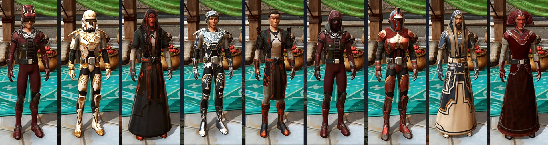 SWTOR Voss Interpreter's Retreat Armor Sets Overview Guide Featured