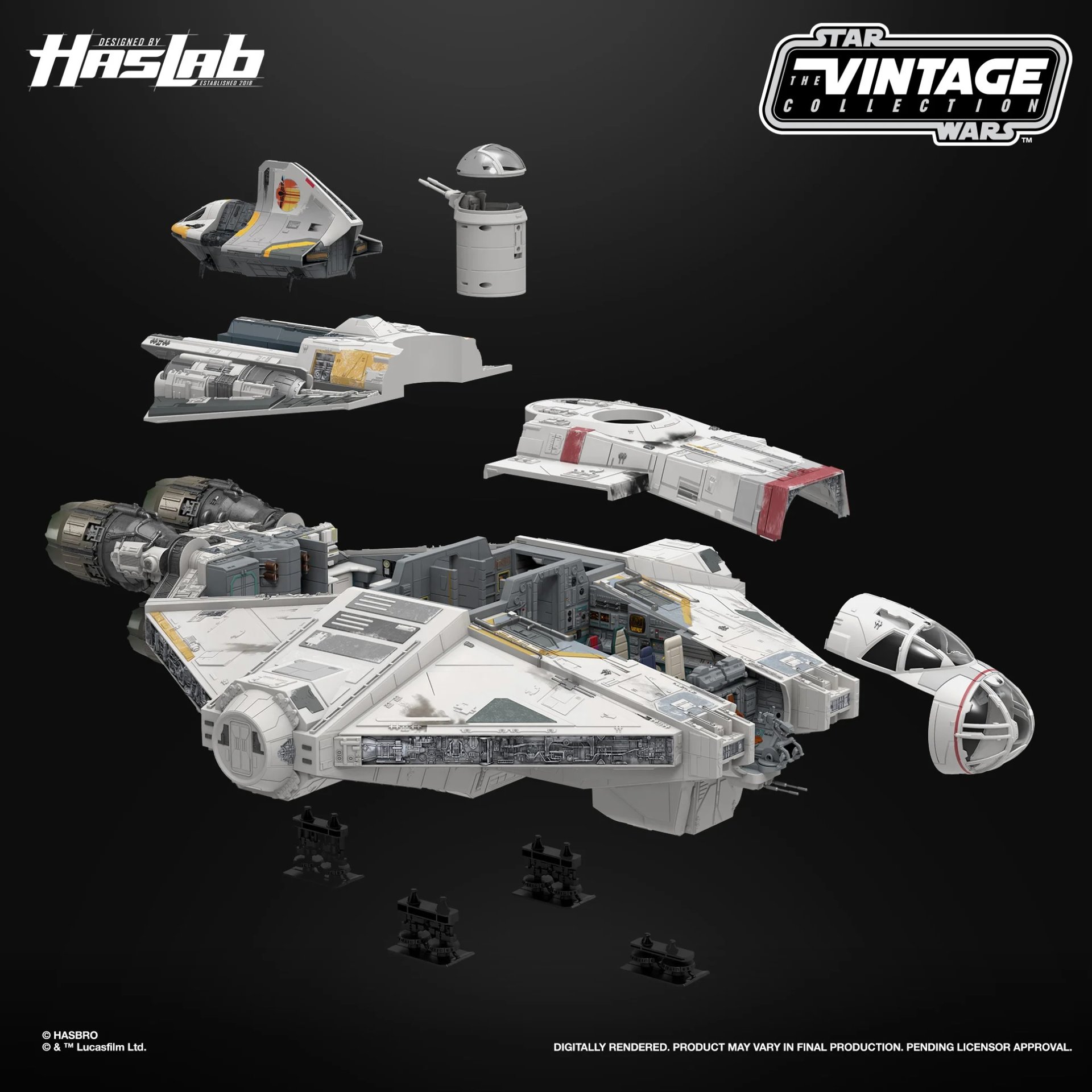 Hasbro's Biggest Star Wars Ship Model  - The Ghost from Rebels TV Show