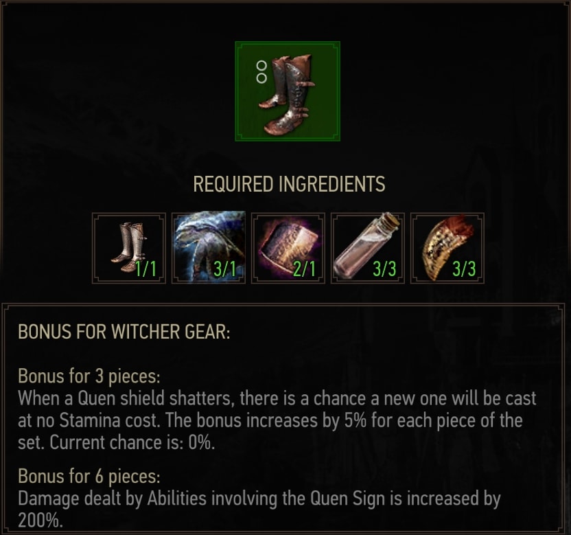 Grandmaster Ursine Bots Crafting Materials