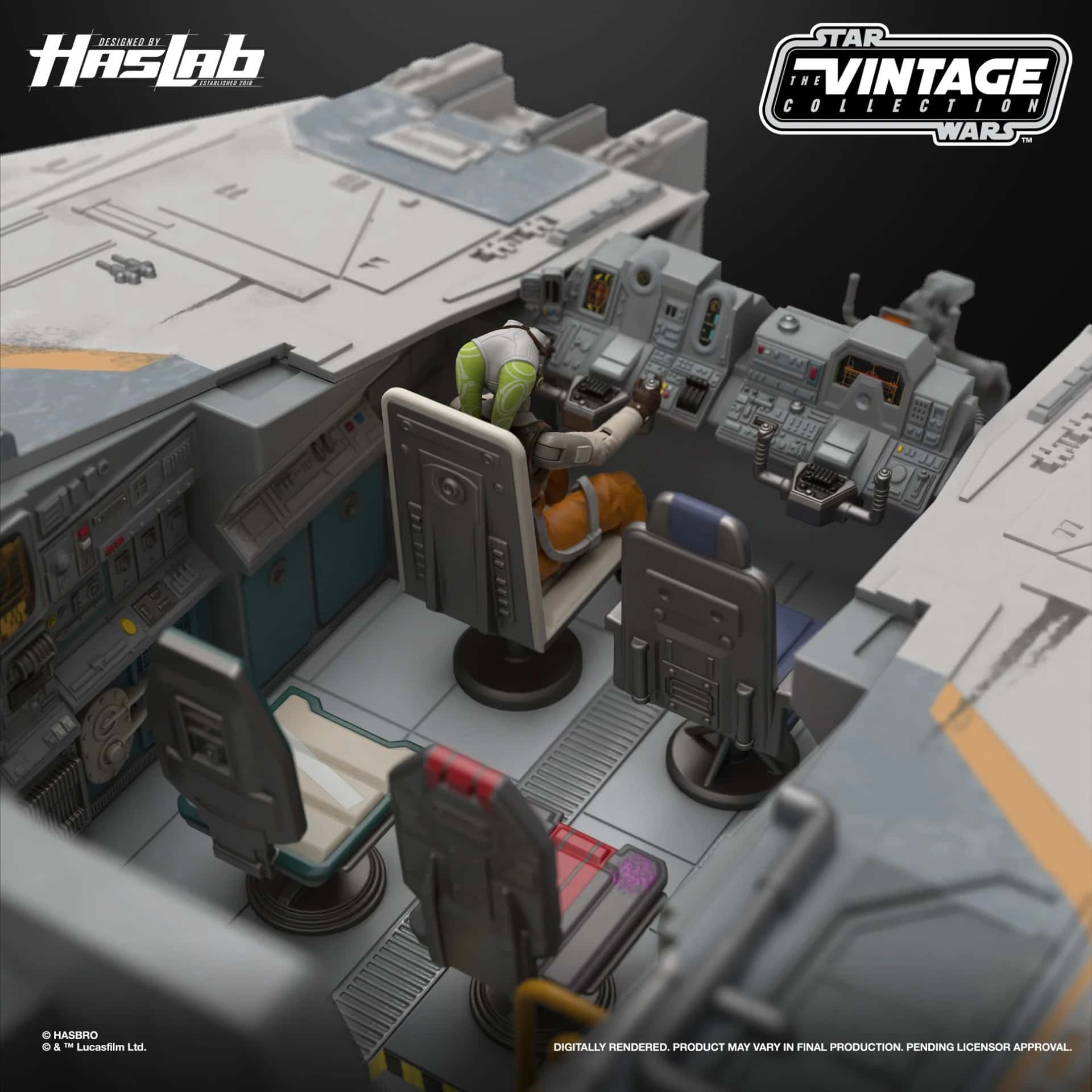 Hasbro's Biggest Star Wars Ship Model  - The Ghost from Rebels TV Show