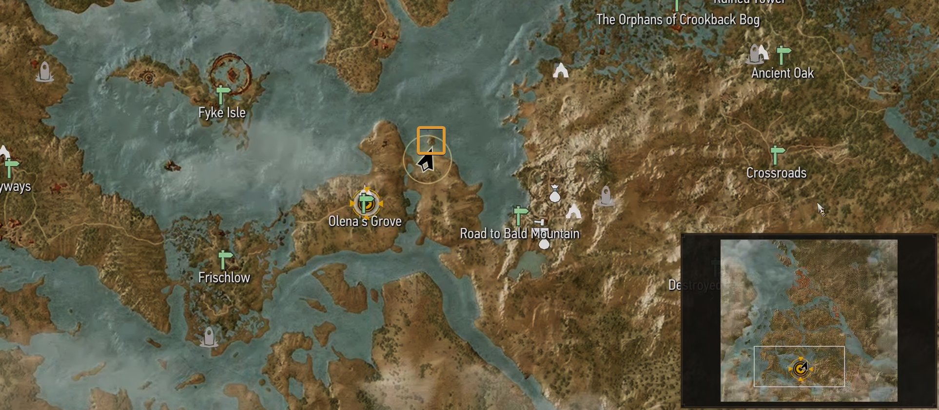 Mastercrafted Ursine Silver Sword diagram location map