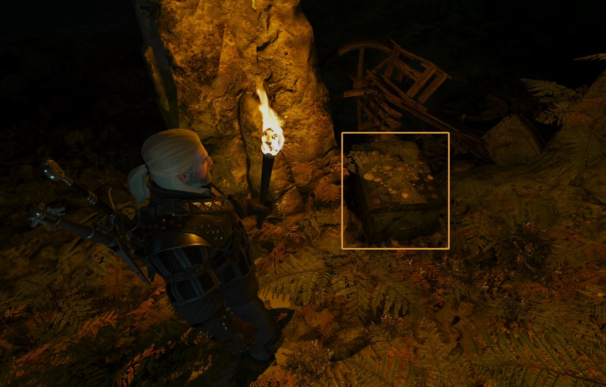 Mastercrafted Ursine steel sword diagram chest