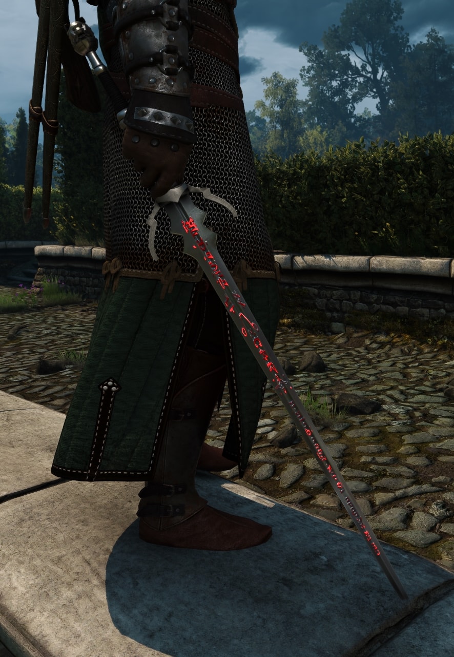 Witcher 3 Bear School Mastercrafted Ursine Gear Preview - Silver Sword