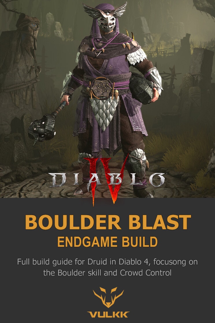 Diablo 4 Boulder Druid Build Guide Boulder Blasting