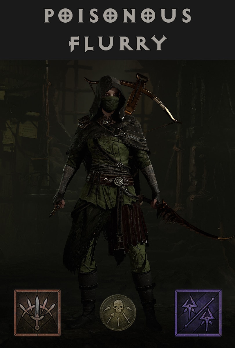 Diablo 4 Rogue Build - Poisonous Flurry
