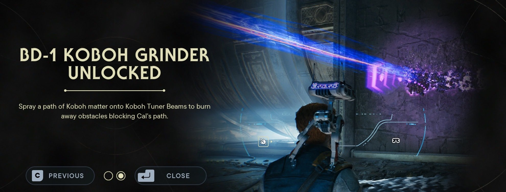 How to use BD-1's Koboh Grinder in Jedi Survivor - tip 2
