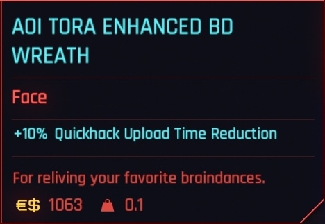 AOI Tora Enhanced BD Wreath - item description and stats