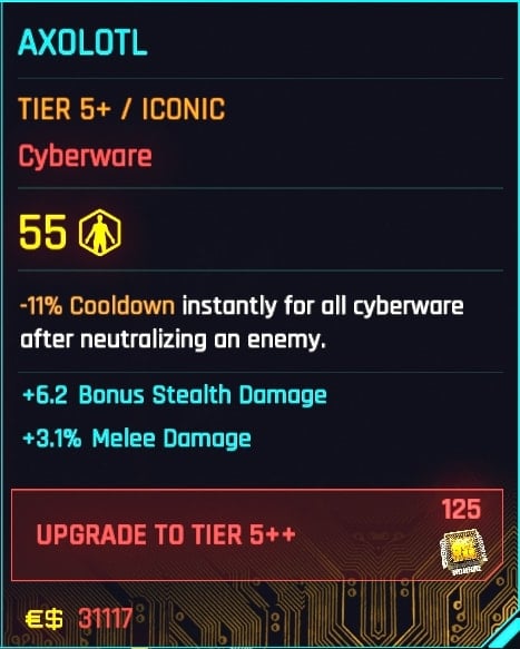 Axolotl Tier 5 Plus Iconic