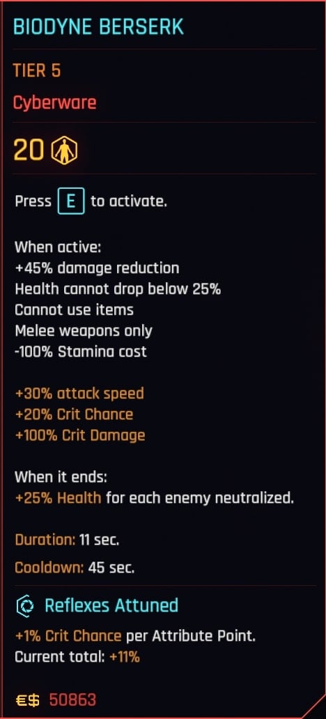 Biodybe Berserk 2.1