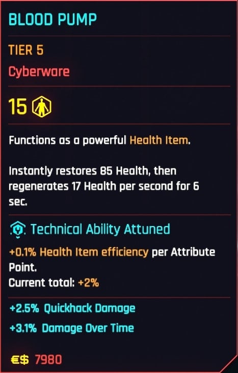 Blood Pump Tier 5