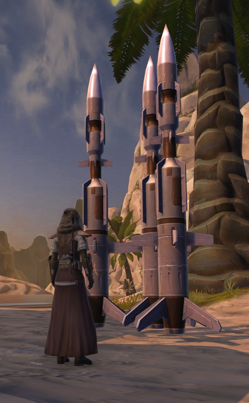 SWTOR Cademimu Decoration Drop - Rocket Propelled Missile decoration