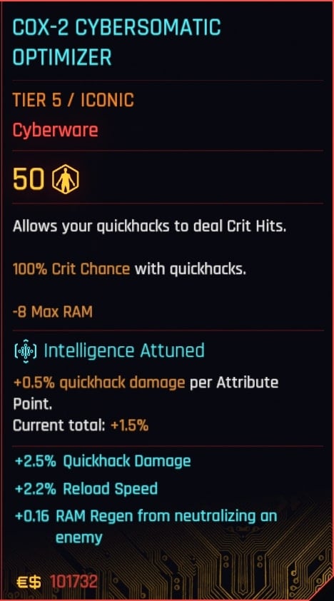 Cox-2-Cybersomatic-Optimizer-Iconic-Tier-5-Stats-Frontal-Cortex