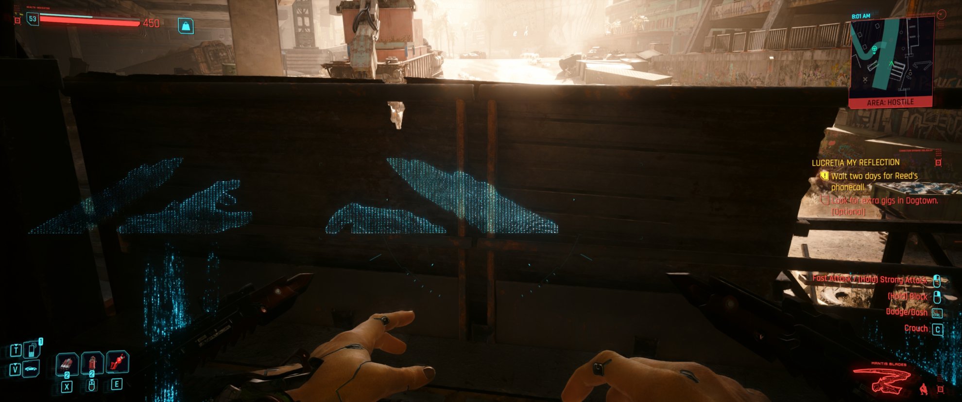 Cyberpunk-2077-Visual-Bug-with-Mantis-Blades
