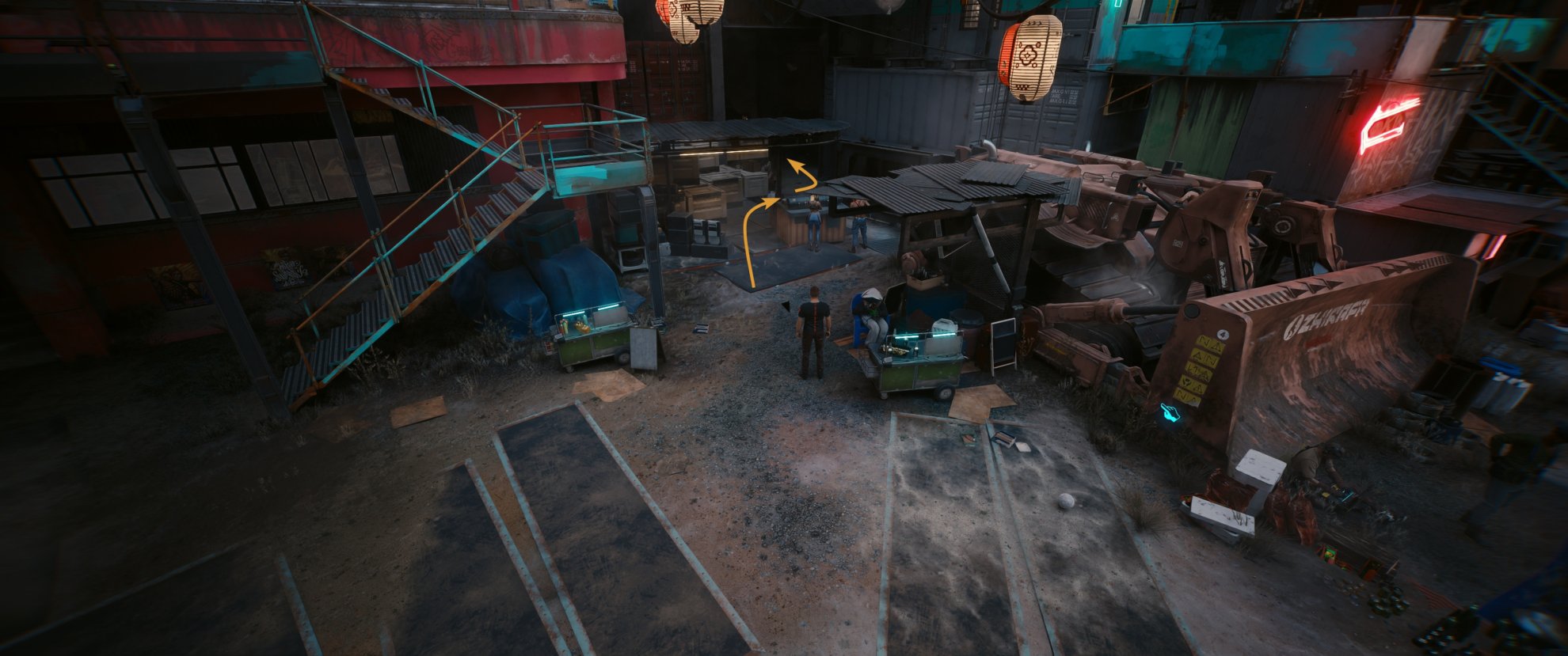 King of Swords Taroc Card Location Dark Alley near The Moth path