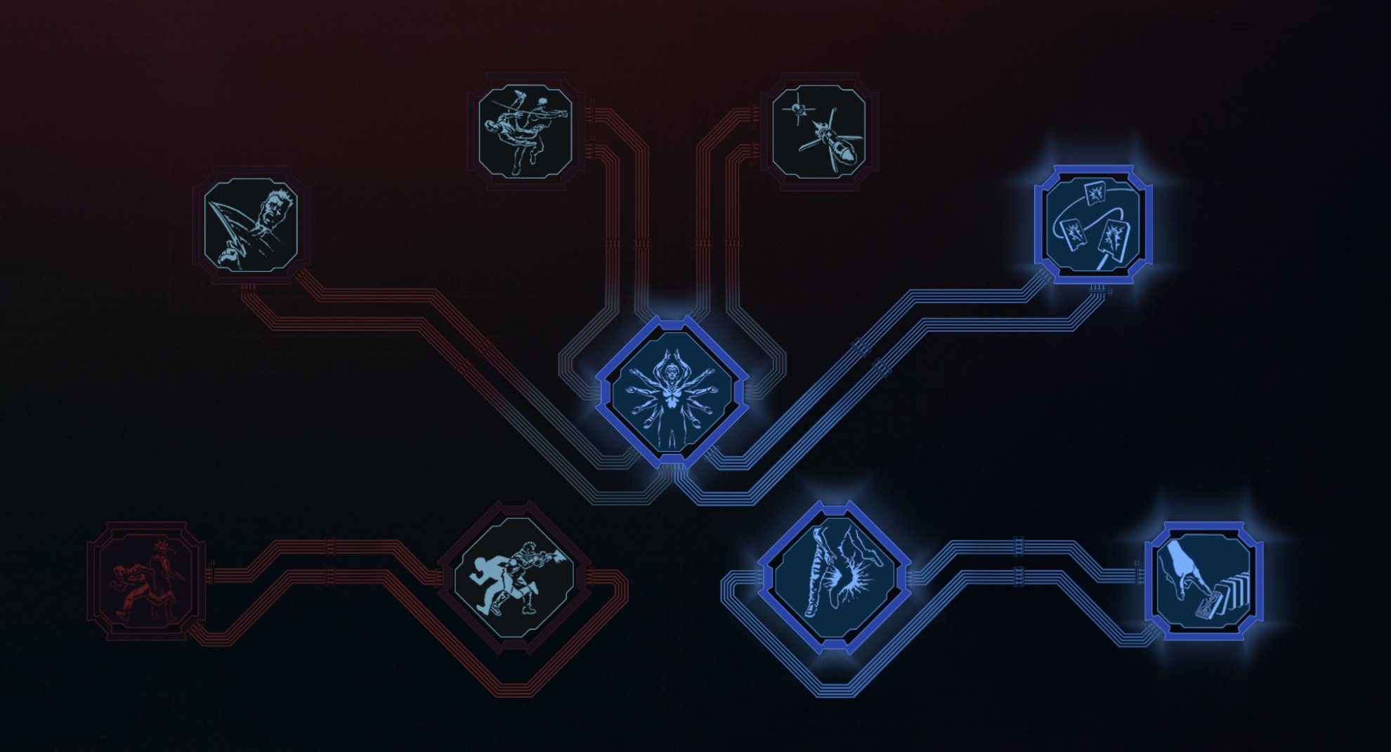 Recommended skills to activate from the Relic skill tree for the Netrunner build