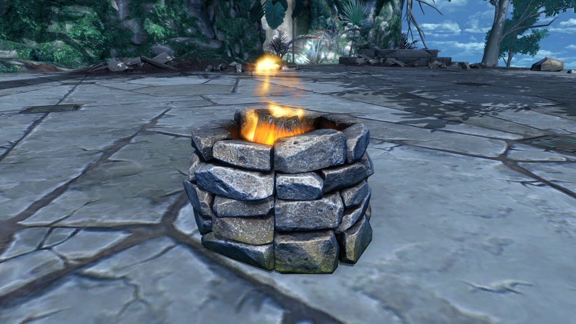 Stacked Stone Firepit (Small, Medium, Narrow) x2